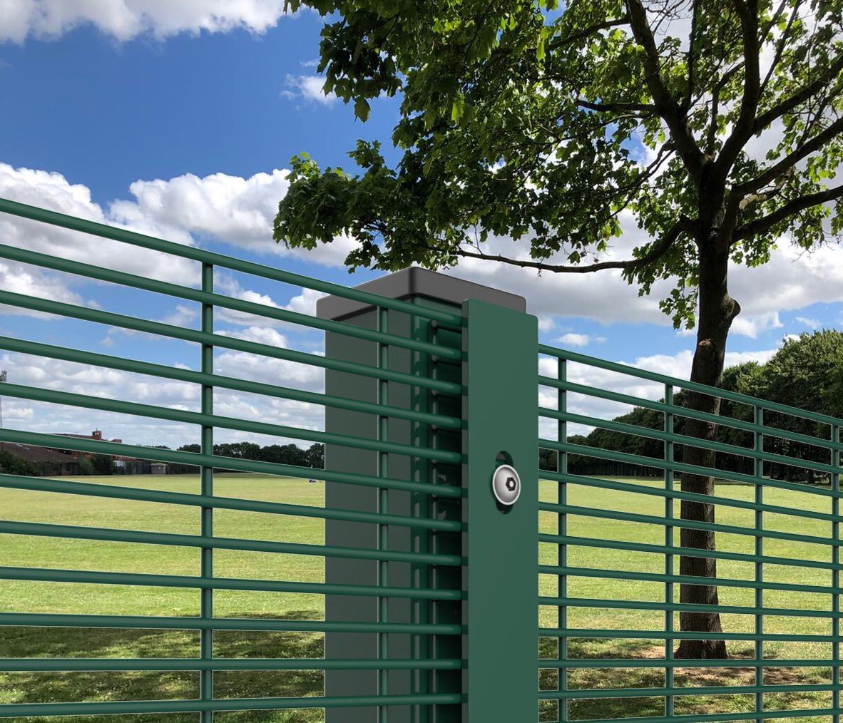 Fencing overlaid onto green open space in Werrington